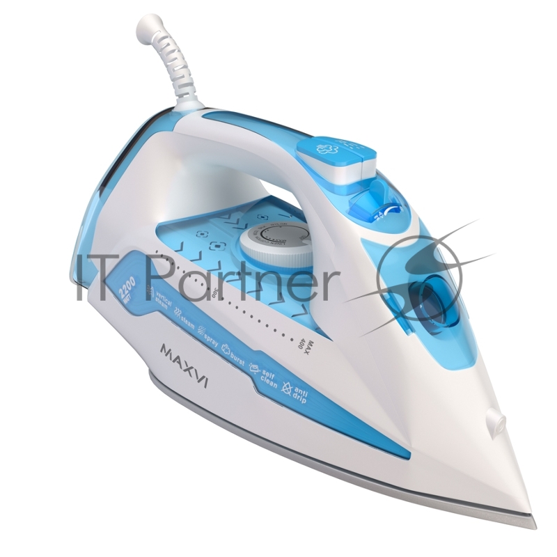 Утюг MAXVI SI2202 white-blue