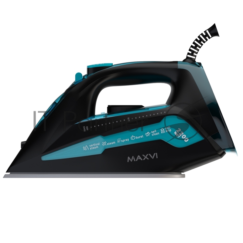 Утюг MAXVI SI2202 black-turquoise