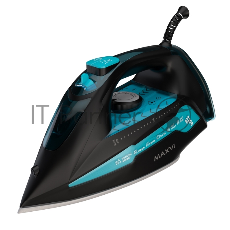 Утюг MAXVI SI2202 black-turquoise