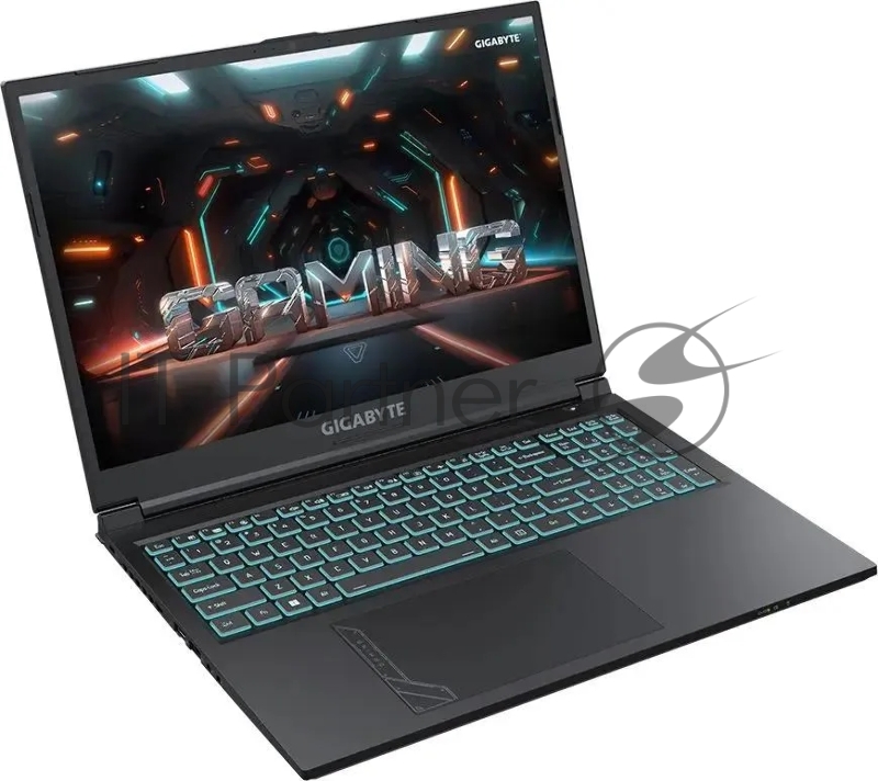 Ноутбук Gigabyte G6 Core i7 13620H 32Gb SSD512Gb NVIDIA GeForce RTX4060 8Gb 16 IPS FHD+ (1920x1200) FreeDOS black WiFi BT Cam (KF-H3KZ853KD/32)