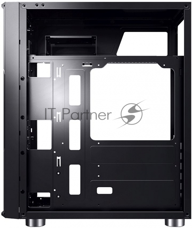 Компьютерный корпус Aerocool / Formula F-3401 (V1) черный без БП ATX 3x120мм 2xUSB 2.0 1xUSB 3.0 audio bott PSU