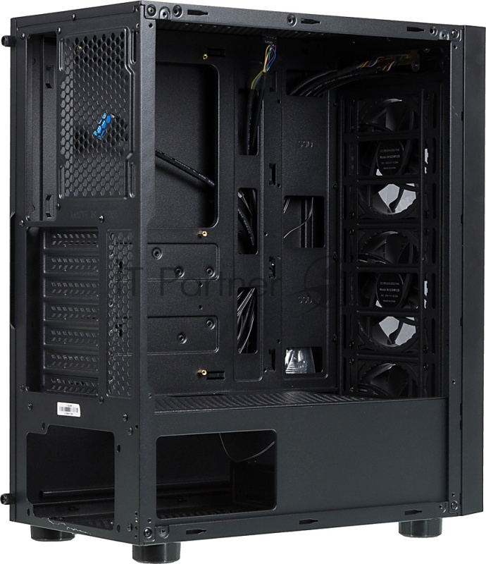 Компьютерный корпус Aerocool / Formula F-3401 (V1) черный без БП ATX 3x120мм 2xUSB 2.0 1xUSB 3.0 audio bott PSU