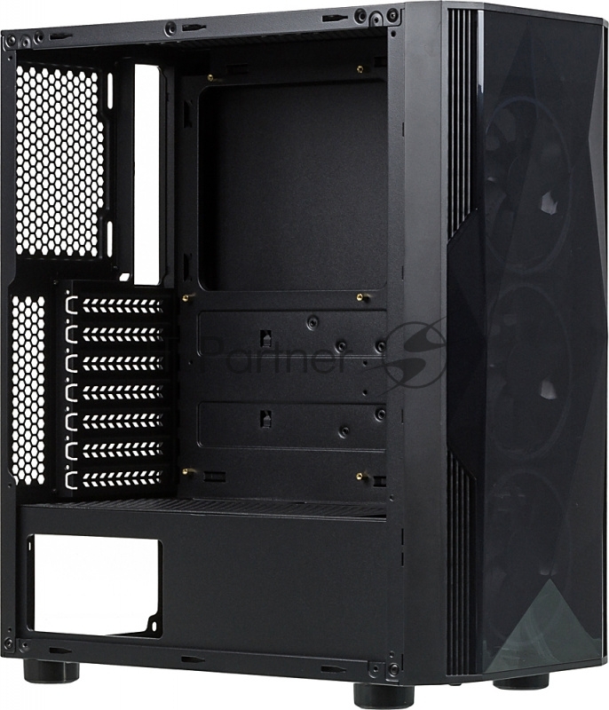 Компьютерный корпус Aerocool / Formula F-3401 (V1) черный без БП ATX 3x120мм 2xUSB 2.0 1xUSB 3.0 audio bott PSU