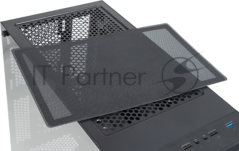 Компьютерный корпус Aerocool / Formula F-3401 (V1) черный без БП ATX 3x120мм 2xUSB 2.0 1xUSB 3.0 audio bott PSU