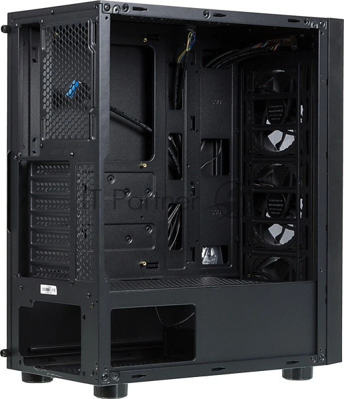 Компьютерный корпус Aerocool / Formula F-3401 (V1) черный без БП ATX 3x120мм 2xUSB 2.0 1xUSB 3.0 audio bott PSU