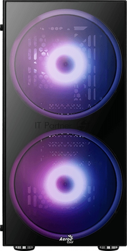 Компьютерный корпус Aerocool / Formula Python (3xUSB, 2xAudio, 0.5 мм,2x200 мм FAN, прозрачная стенка-закаленное стекло, ATX, без БП)