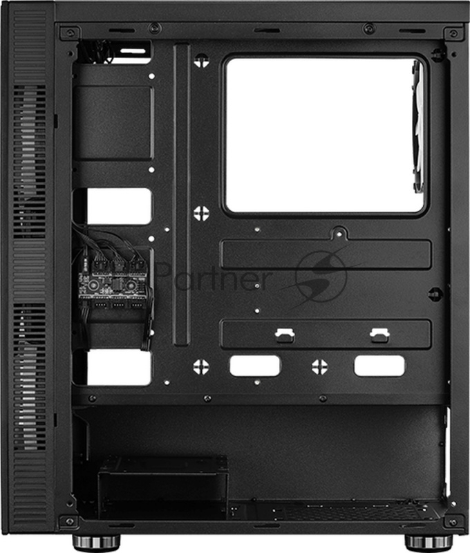 Компьютерный корпус Aerocool / Formula Python (3xUSB, 2xAudio, 0.5 мм,2x200 мм FAN, прозрачная стенка-закаленное стекло, ATX, без БП)