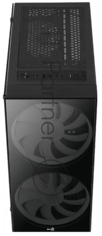 Компьютерный корпус Aerocool / Formula Python (3xUSB, 2xAudio, 0.5 мм,2x200 мм FAN, прозрачная стенка-закаленное стекло, ATX, без БП)
