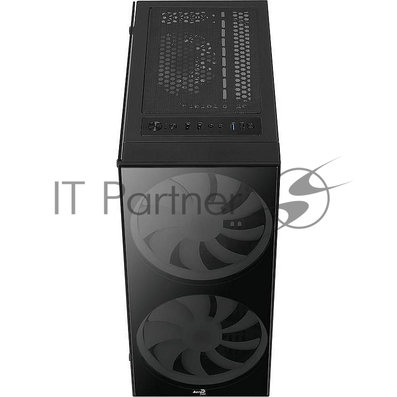 Компьютерный корпус Aerocool / Formula Python (3xUSB, 2xAudio, 0.5 мм,2x200 мм FAN, прозрачная стенка-закаленное стекло, ATX, без БП)