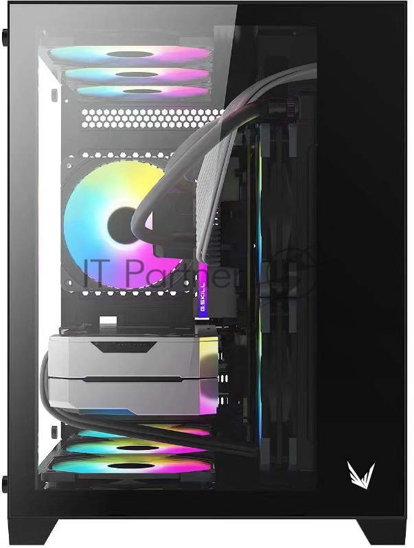 Компьютерный корпус AeroCool / Formula Crystal Z5 черный без БП mATX 1x120мм 2xUSB 2.0 1xUSB 3.0 audio bott PSU