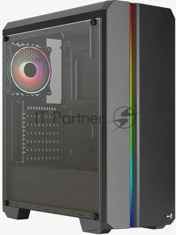 Компьютерный корпус MidiTower Aerocool / Formula GENESIS-G-BK-v2 (ATX, USB3x2, USB2x2, ARGb fan x1, без БП) (4711099473892)