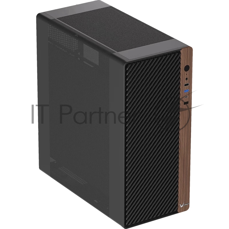 Компьютерный корпус Aerocool / Formula TimberLine T2 черный без БП mATX 4x120мм 1xUSB 2.0 1xUSB 3.0 1xUSB3.1 audio bott PSU