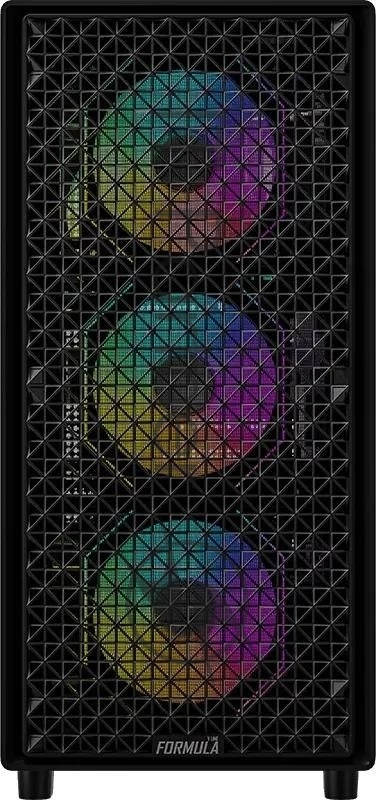 Компьютерный корпус Aerocool / Formula MANA DYNAMIC черный без БП ATX 6x120мм 2xUSB 3.0 1xUSB3.1 audio bott PSU