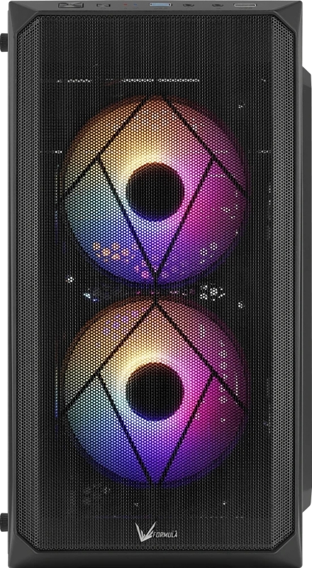 Компьютерный корпус Aerocool / Formula V Line CS-107 Plus mATX USB 3.0x1/USB 2.0x1/audio черный