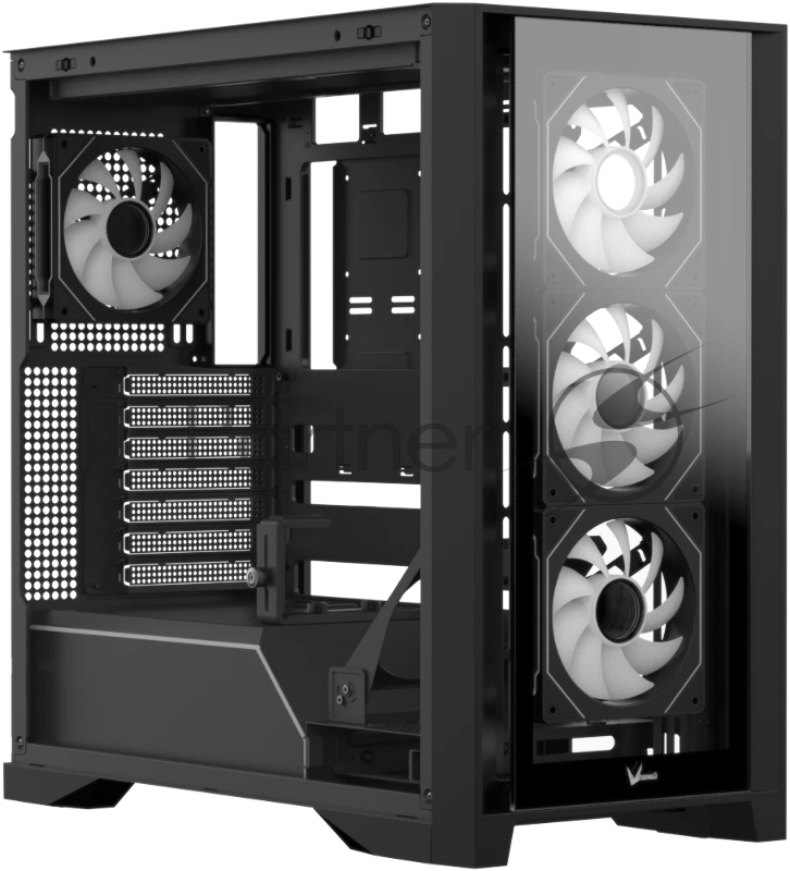 Компьютерный корпус AeroCool / Formula Air Power G8 Floe черный без БП ATX 2xUSB 3.0 1xUSB3.1 audio bott PSU