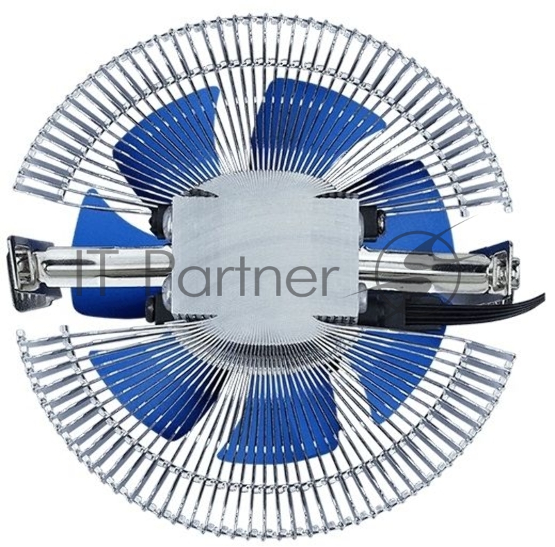 Кулер для процессора AeroCool / Formula Verkho I серебристый, 80 мм, алюминий, 2500 об/мин, 29.7 дБ, 4 pin, 90 Вт, 45 мм