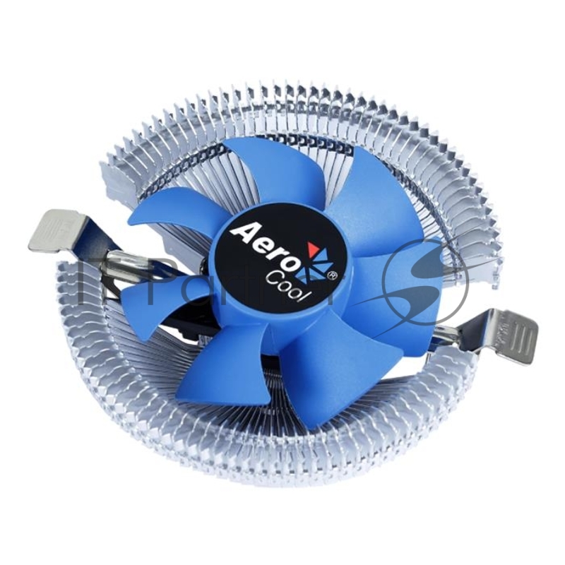 Кулер для процессора AeroCool / Formula Verkho I серебристый, 80 мм, алюминий, 2500 об/мин, 29.7 дБ, 4 pin, 90 Вт, 45 мм