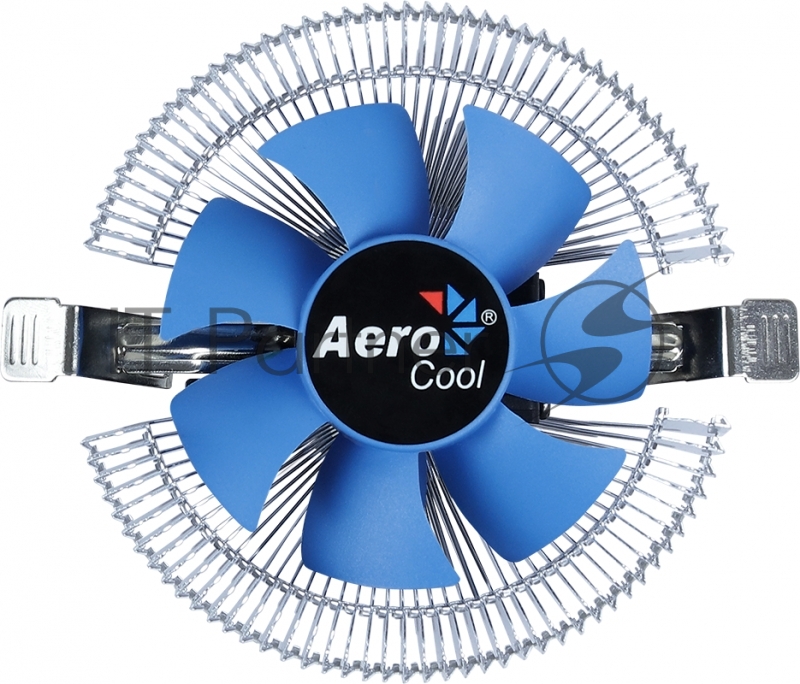 Кулер для процессора AeroCool / Formula Verkho I серебристый, 80 мм, алюминий, 2500 об/мин, 29.7 дБ, 4 pin, 90 Вт, 45 мм