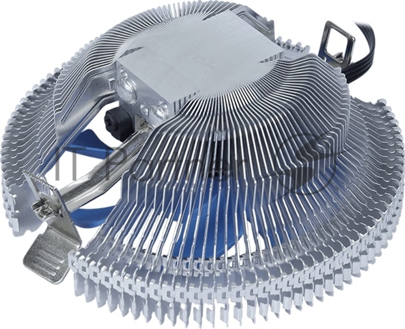 Кулер для процессора AeroCool / Formula Verkho I серебристый, 80 мм, алюминий, 2500 об/мин, 29.7 дБ, 4 pin, 90 Вт, 45 мм