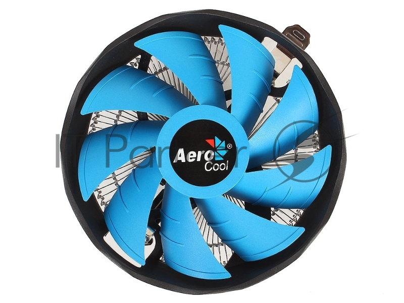 Кулер для процессора AeroCool / Formula Verkho Plus серебристый/черный, 120 мм, алюминий, 2000 об/мин, 26.5 дБ, 4 pin, 110 Вт, 68 мм