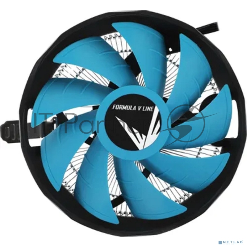 Кулер для процессора AeroCool / Formula Verkho Plus серебристый/черный, 120 мм, алюминий, 2000 об/мин, 26.5 дБ, 4 pin, 110 Вт, 68 мм