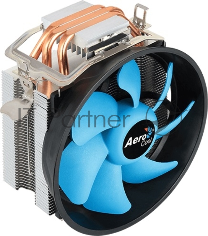 Кулер для процессора AeroCool / Formula Verkho 3 Plus серебристый, 120 мм, алюминий/медь, 2000 об/мин, 26.7 дБ, 4 pin, 125 Вт, 134 мм
