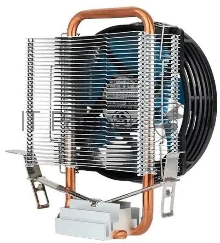 Кулер для процессора Aerocool / Formula Verkho 1-3P черный/синий, 90 мм, алюминий/медь, 2300 об/мин, 27.6 дБ, 3 pin, 100 Вт, 125 мм