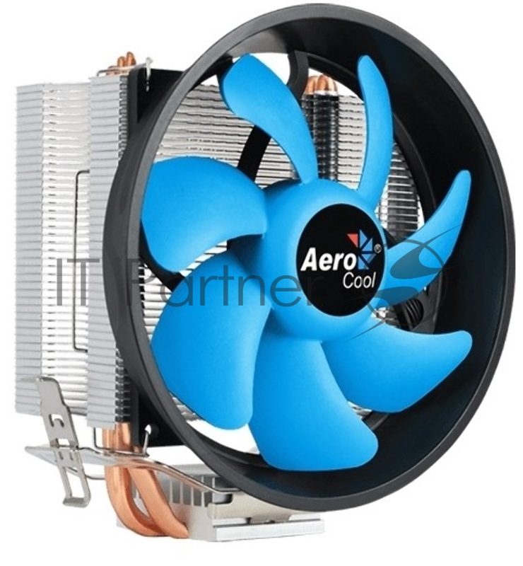 Кулер для процессора AeroCool / Formula Verkho 2 Plus серебристый, 120 мм, алюминий/медь, 2000 об/мин, 26.7 дБ, 4 pin, 115 Вт, 140 мм