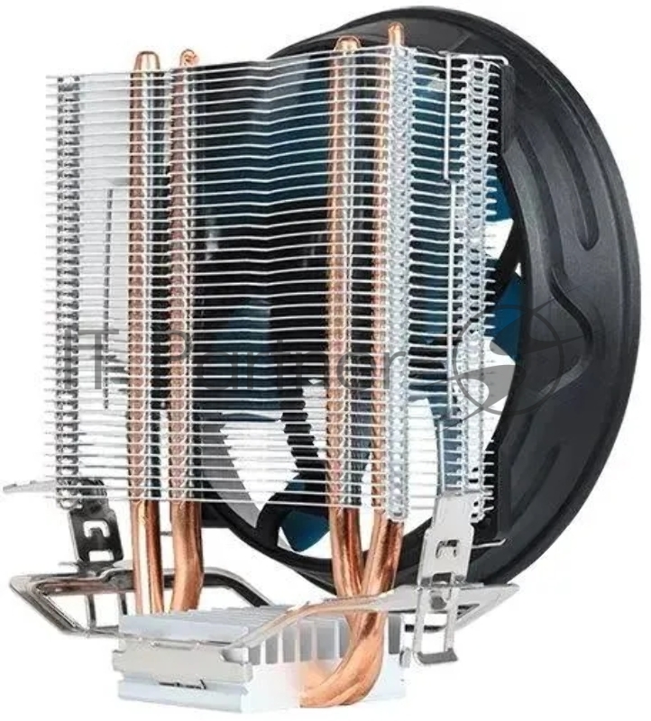 Кулер для процессора AeroCool / Formula Verkho 2 Plus PWM серебристый, 120 мм, алюминиймедь, 2000 об/мин, 26.7 дБ, 4 pin, 115 Вт, 140 мм