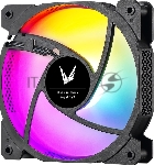 Вентилятор для корпуса Aerocool / Formula Cosmic 12BK FR RGB черный, 120 мм, 1100 об/мин, 22.3 дБ, 4 pin