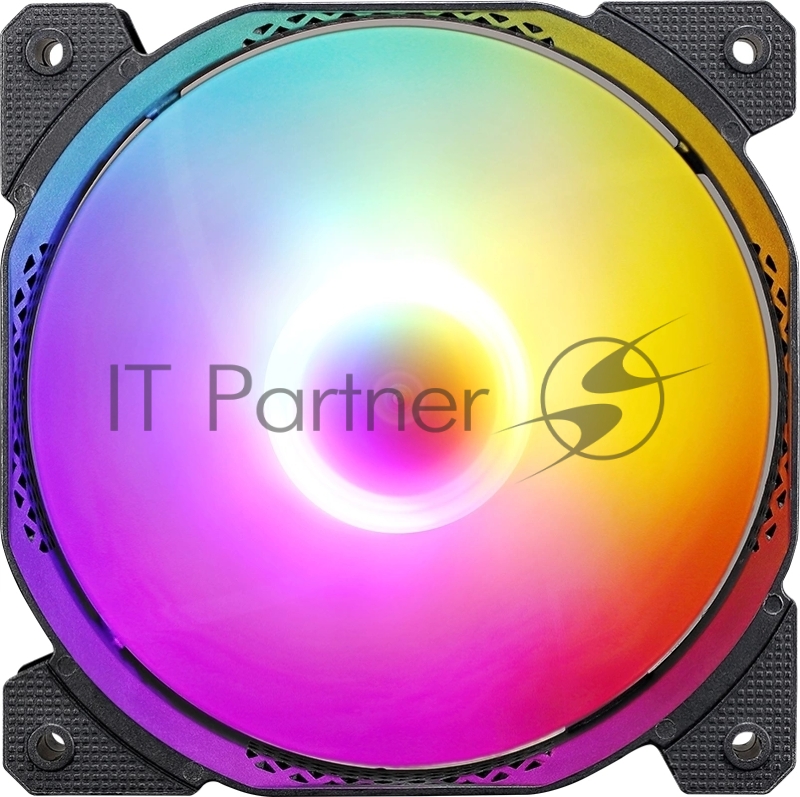 Вентилятор для корпуса Aerocool / Formula Cosmic 12BK FR RGB черный, 120 мм, 1100 об/мин, 22.3 дБ, 4 pin