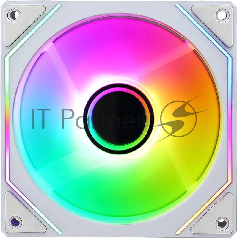 Вентилятор для корпуса Aerocool / Formula Floe 12WH ARPW ARGb белый, 120 мм, 1500 об/мин, 26.8 дБ, 4 pin