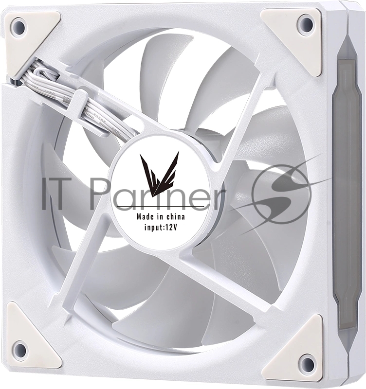 Вентилятор для корпуса Aerocool / Formula Floe 12WH ARPW ARGb белый, 120 мм, 1500 об/мин, 26.8 дБ, 4 pin