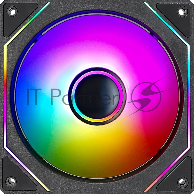 Вентилятор для корпуса Aerocool / Formula Floe 12BK ARPW ARGb черный, 120 мм, 1500 об/мин, 26.8 дБ, 4 pin