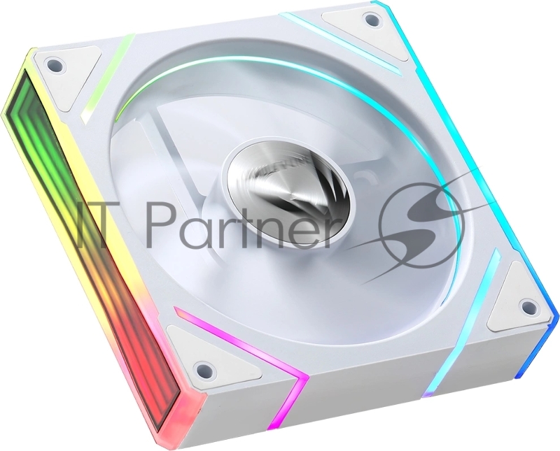 Вентилятор для корпуса Aerocool / Formula Floe Plus 12WH ARPW ARGb белый, 120 мм, 1500 об/мин, 26.8 дБ, 4 pin