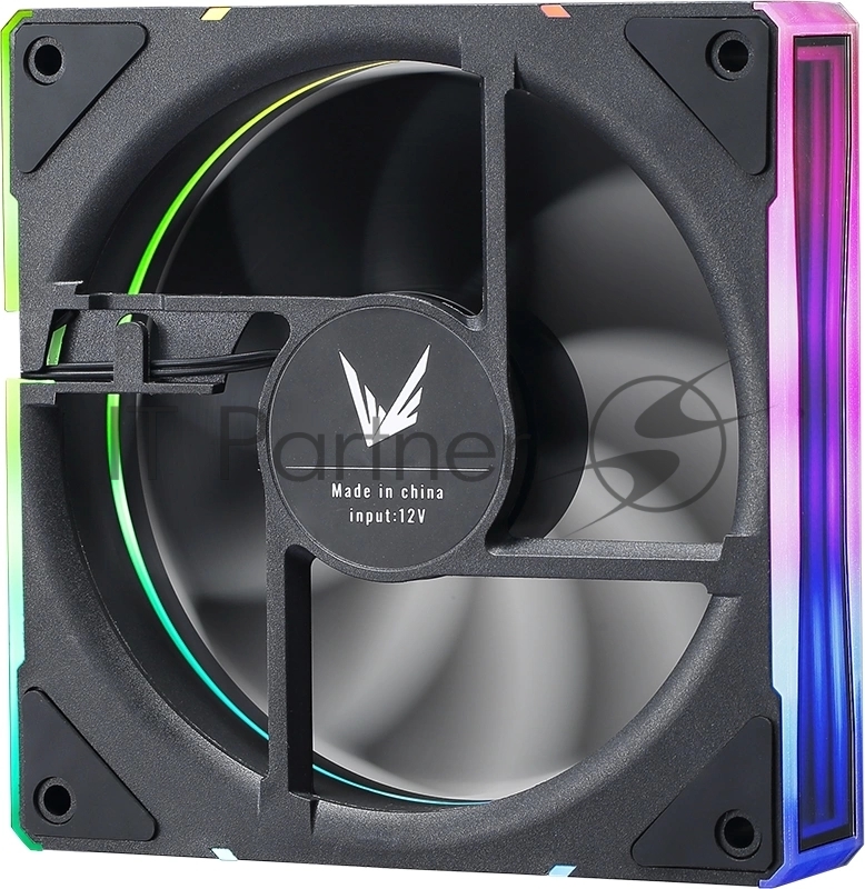 Вентилятор для корпуса Aerocool / Formula Floe Plus 12BK ARPW ARGb черный, 120 мм, 1500 об/мин, 26.8 дБ, 4 pin