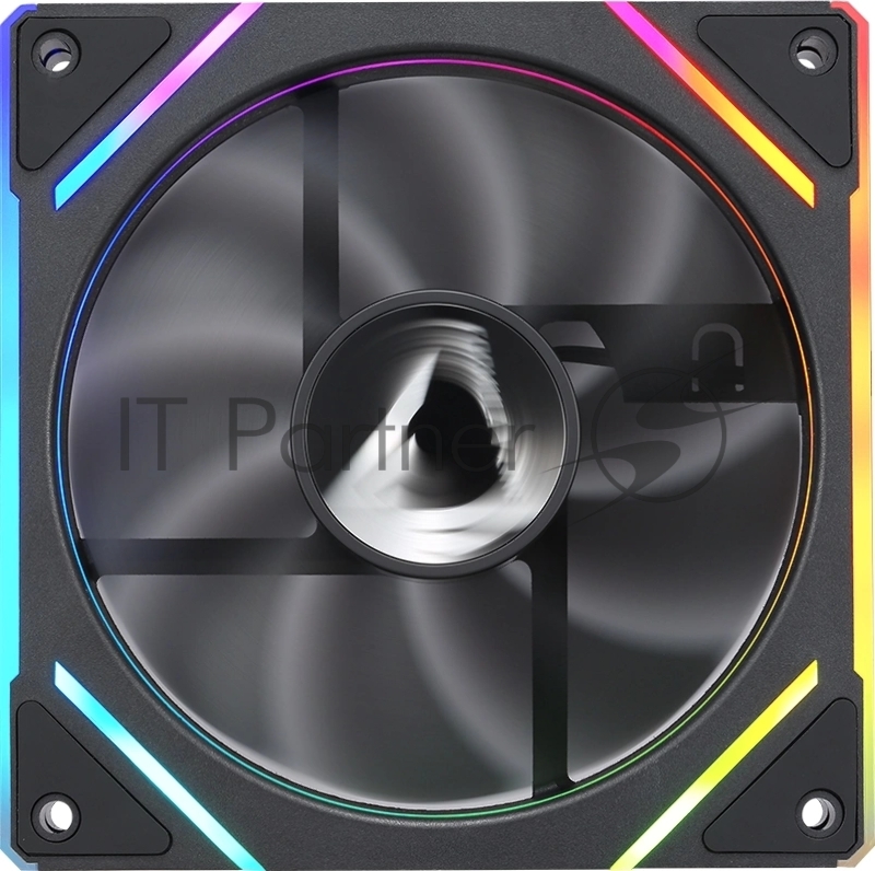 Вентилятор для корпуса Aerocool / Formula Floe Plus 12BK ARPW ARGb черный, 120 мм, 1500 об/мин, 26.8 дБ, 4 pin