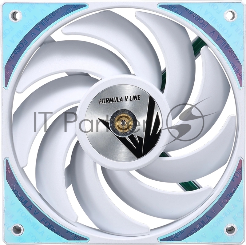 Вентилятор для корпуса Aerocool / Formula Air Bridge Plus WH ARGb белый, 120 мм, 1300 об/мин, 27.2 дБ, 4 pin