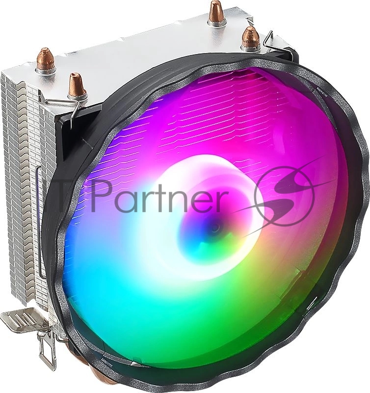 Устройство охлаждения(кулер) Aerocool / Formula Astral FRPW 2P RGb черный 90мм алюминий+медь 2100rpm 34db 4-pin 90W 138мм