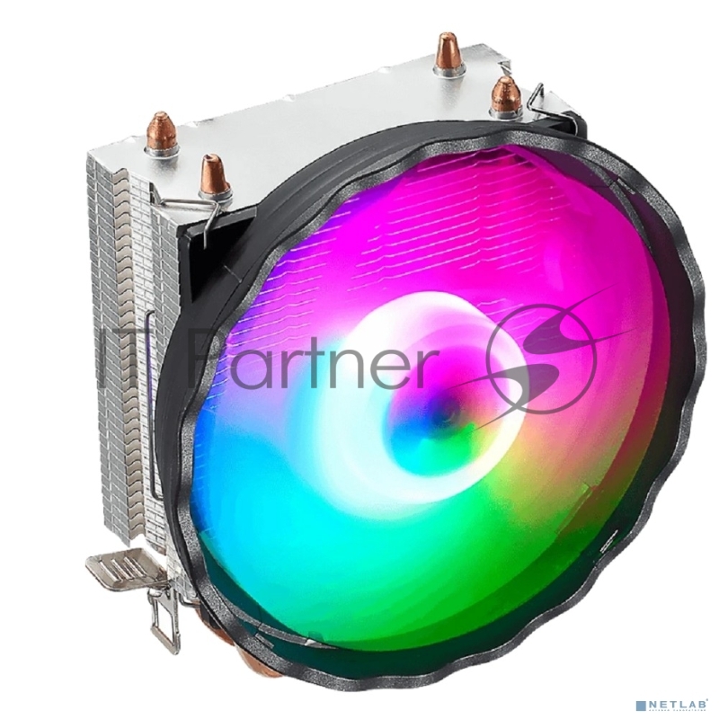 Устройство охлаждения(кулер) Aerocool / Formula Astral FRPW 2P RGb черный 90мм алюминий+медь 2100rpm 34db 4-pin 90W 138мм