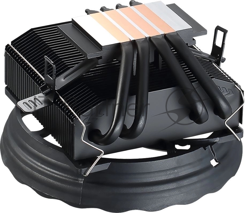 Устройство охлаждения(кулер) Aerocool / Formula Astral Plus FRPW 4P RGb черный 2100rpm 34dB 4-pin 150W 98мм