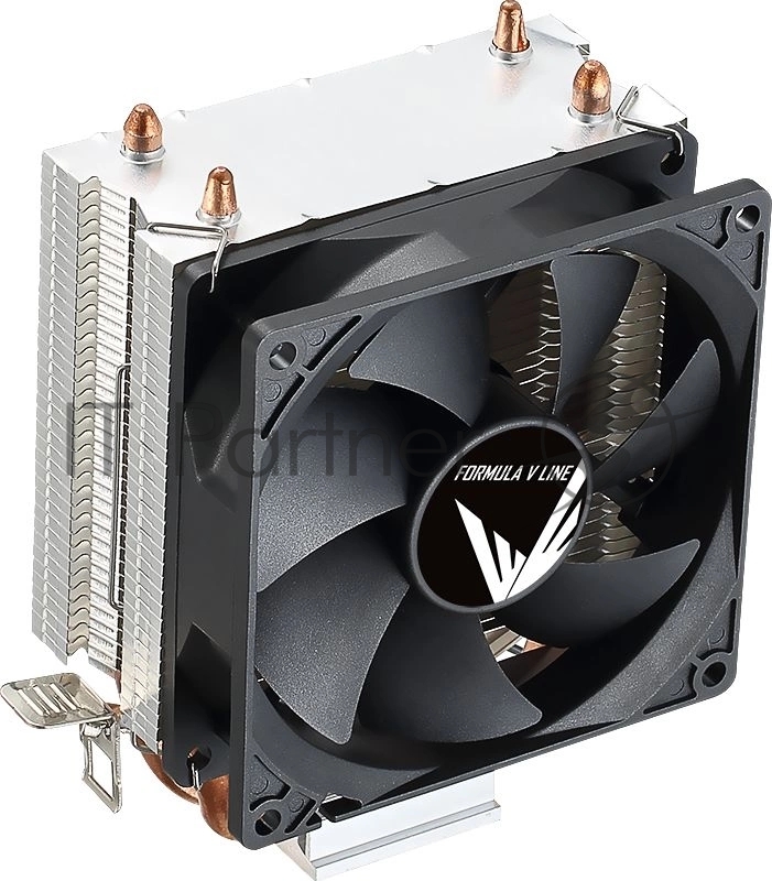 Устройство охлаждения (кулер) Aerocool Formula Ice Boid 2PSDB черный 90мм алюминий+медь 2100rpm 34db 4-pin 90W 135мм