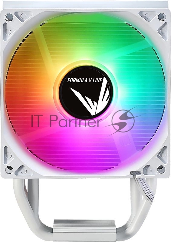 Устройство охлаждения (кулер) Aerocool Formula Ice Burg ARPW 4P ARGb белый 90мм алюминий+медь 1600rpm 34db 4-pin 170W 131мм