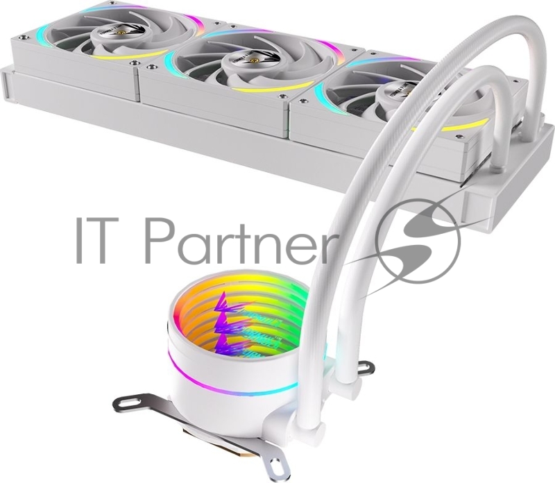 Система водяного охлаждения Formula Oasis L360 ARGB белый 120мм алюминий+медь 2000rpm 27db 4-pin 360W