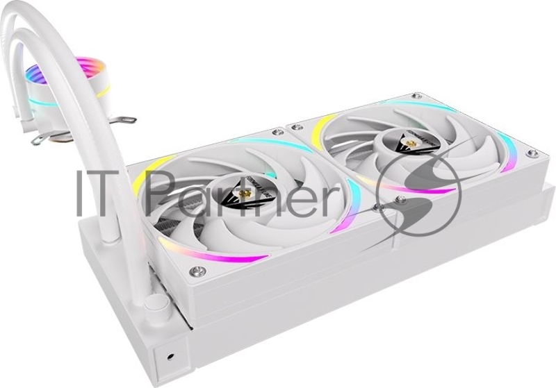 Система водяного охлаждения Formula Oasis L240 ARGB белый 120мм алюминий+медь 2000rpm 27.2db 4-pin 310W