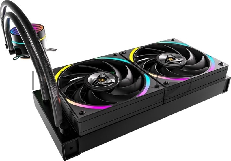 Система водяного охлаждения Formula Oasis L240 ARGB черный 120мм алюминий+медь 2000rpm 27.2db 4-pin 310W