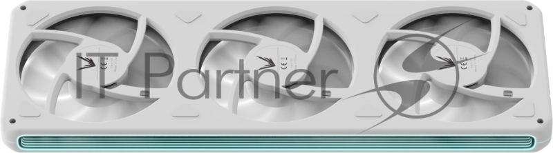 Вентилятор для корпуса Formula Air Fusion 3 Wh ARGB 360х120x28 белый 4-pin 34.95дБ Ret