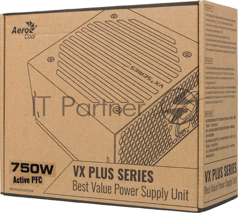 Блок питания Aerocool / Formula VX-750 PLUS, 750Вт 120мм, черный