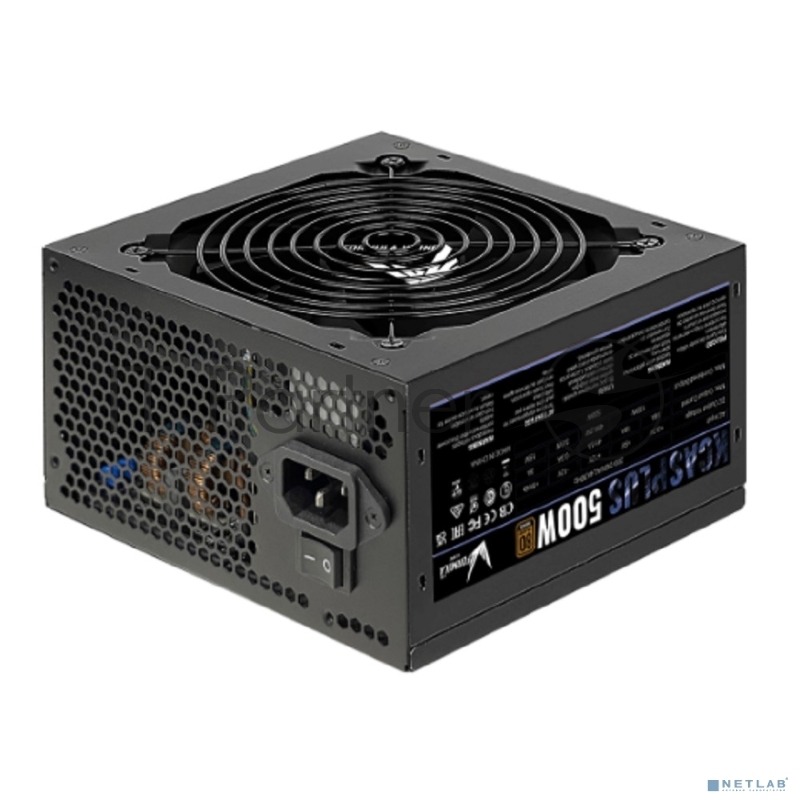Блок питания Aerocool / Formula KCAS-500W PLUS RTL, 500Вт, 80 PLUS Bronze, 120мм, черный