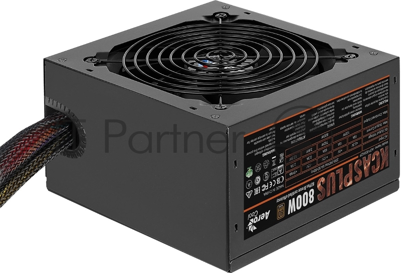 Блок питания Aerocool / Formula KCAS-800W, 800Вт, PLUS 80 PLUS Bronze, 120мм, черный